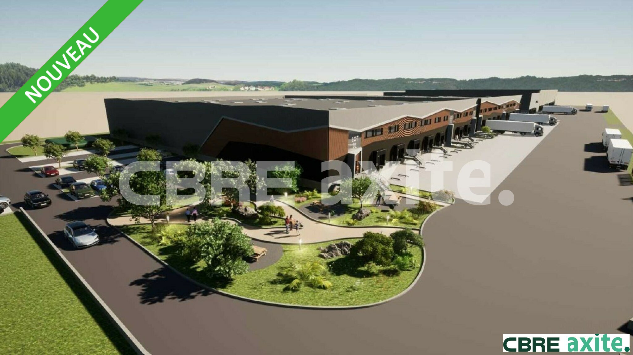 CBRE AXITE BOURGOIN LOCATION-ENTREPOT-SAINT-QUENTIN-FALLAVIER-38