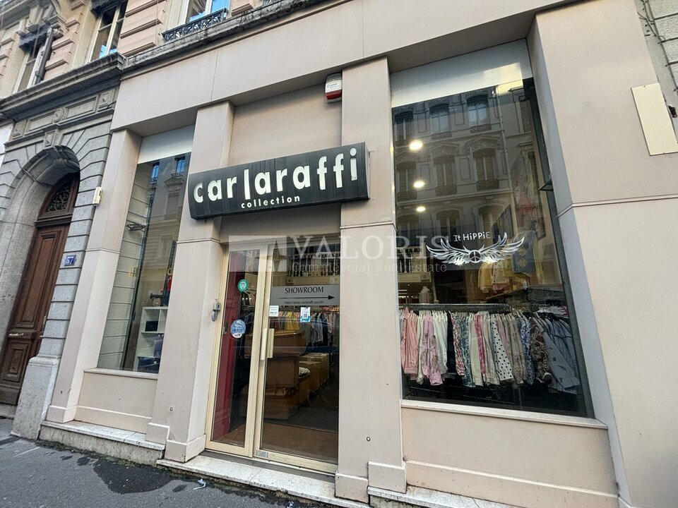 VALORIS REAL ESTATE CESSION-LOCAL COMMERCIAL-LYON_6-69