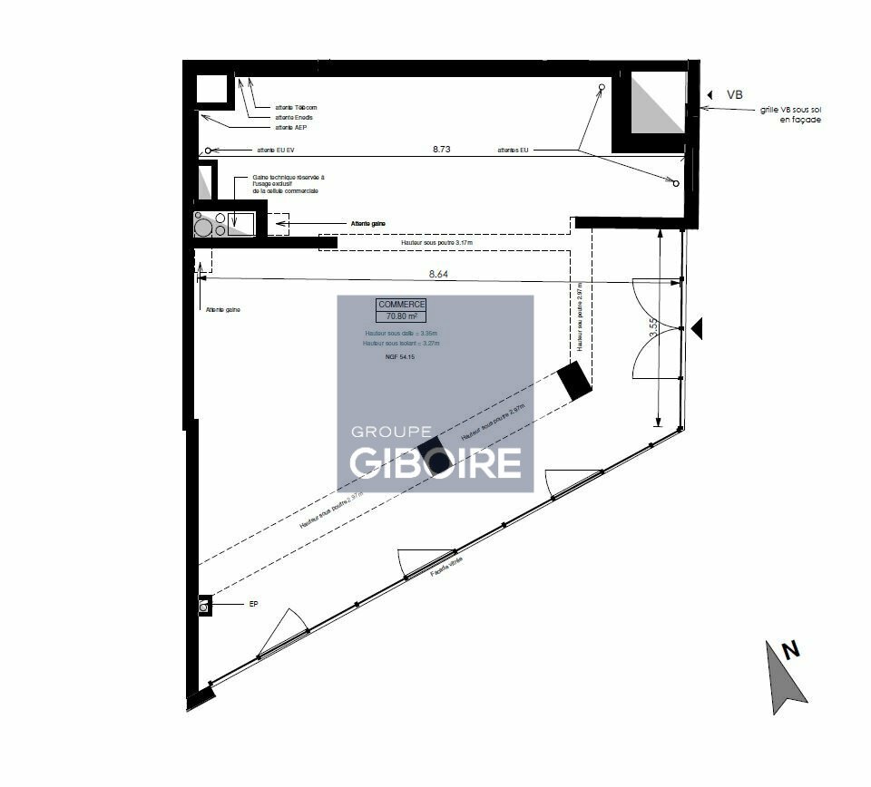 GIBOIRE NANTES LOCATION-LOCAL COMMERCIAL-ANGERS-49