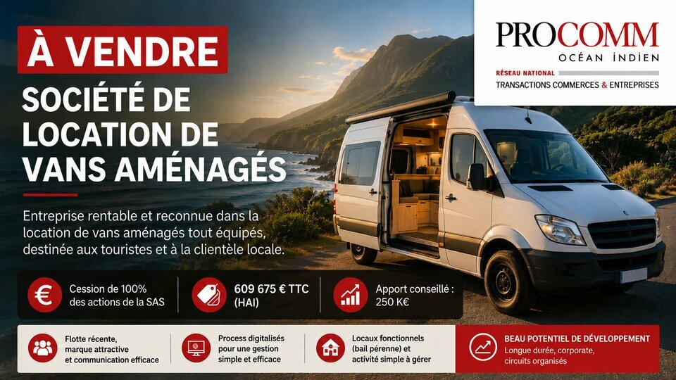 PROCOMM OCEAN INDIEN VENTE-FONDS DE COMMERCE-SAINT-PAUL-97