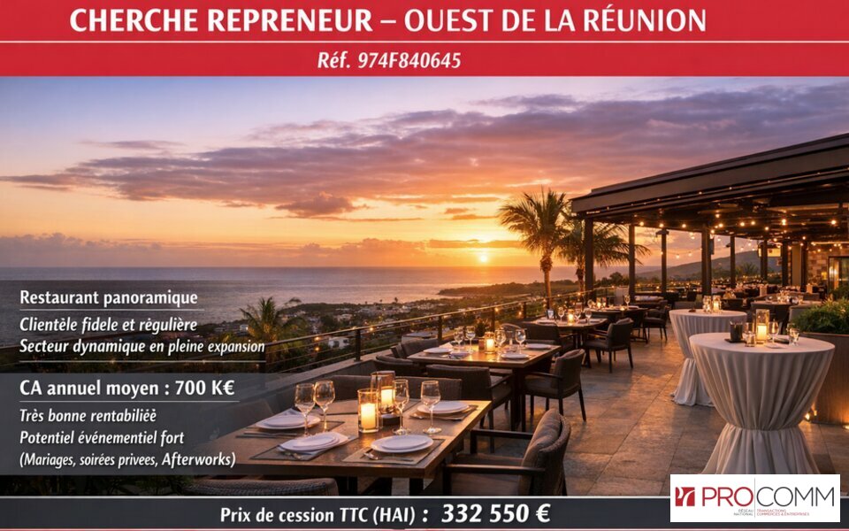 PROCOM OCEAN INDIEN VENTE-FONDS DE COMMERCE-SAINT-LEU-97