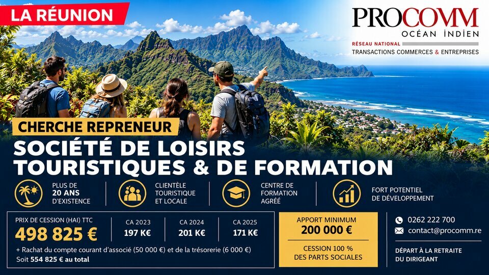 PROCOMM OCEAN INDIEN VENTE-FONDS DE COMMERCE-SAINT_PIERRE-97