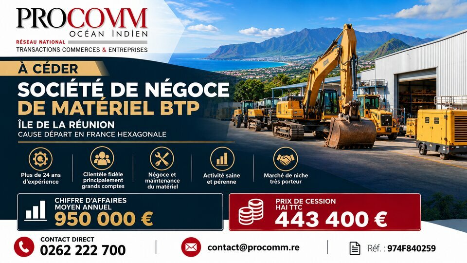 PROCOMM OCEAN INDIEN VENTE-FONDS DE COMMERCE-SAINT_LEU-97