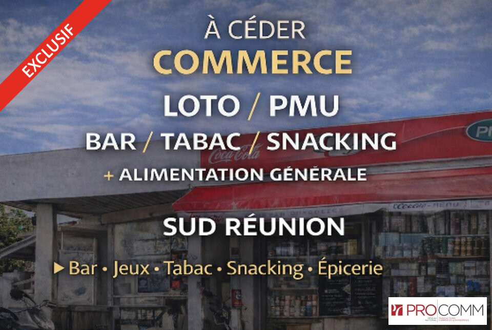 PROCOMM OCEAN INDIEN VENTE-FONDS DE COMMERCE-LE_TAMPON-97