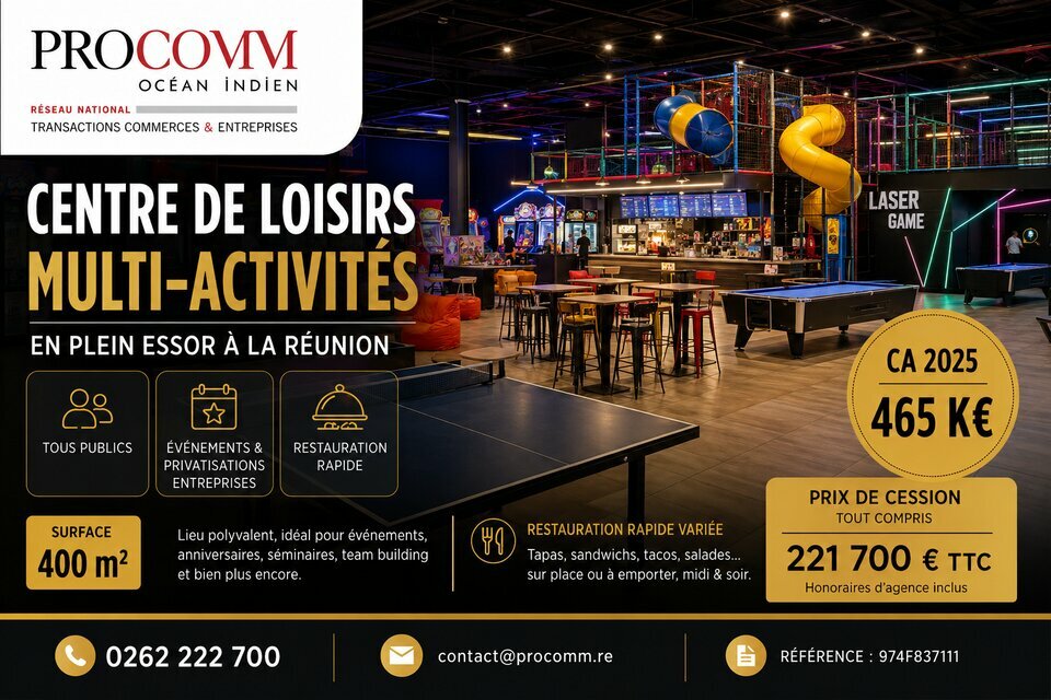 PROCOMM OCEAN INDIEN VENTE-FONDS DE COMMERCE-SAINT_PIERRE-97