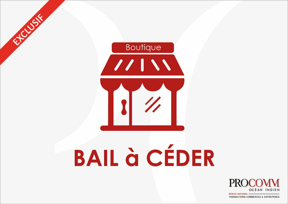 PROCOM OCEAN INDIEN CESSION-LOCAL COMMERCIAL-SAINT-DENIS-97