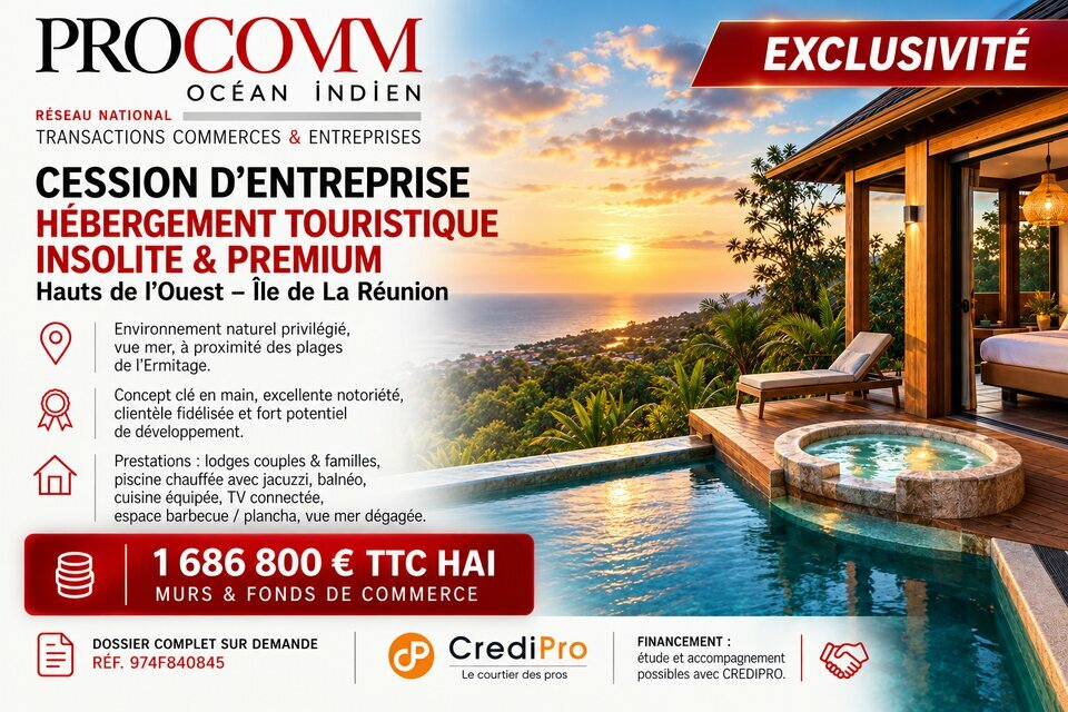PROCOMM OCEAN INDIEN VENTE-FONDS DE COMMERCE-SAINT-PAUL-97