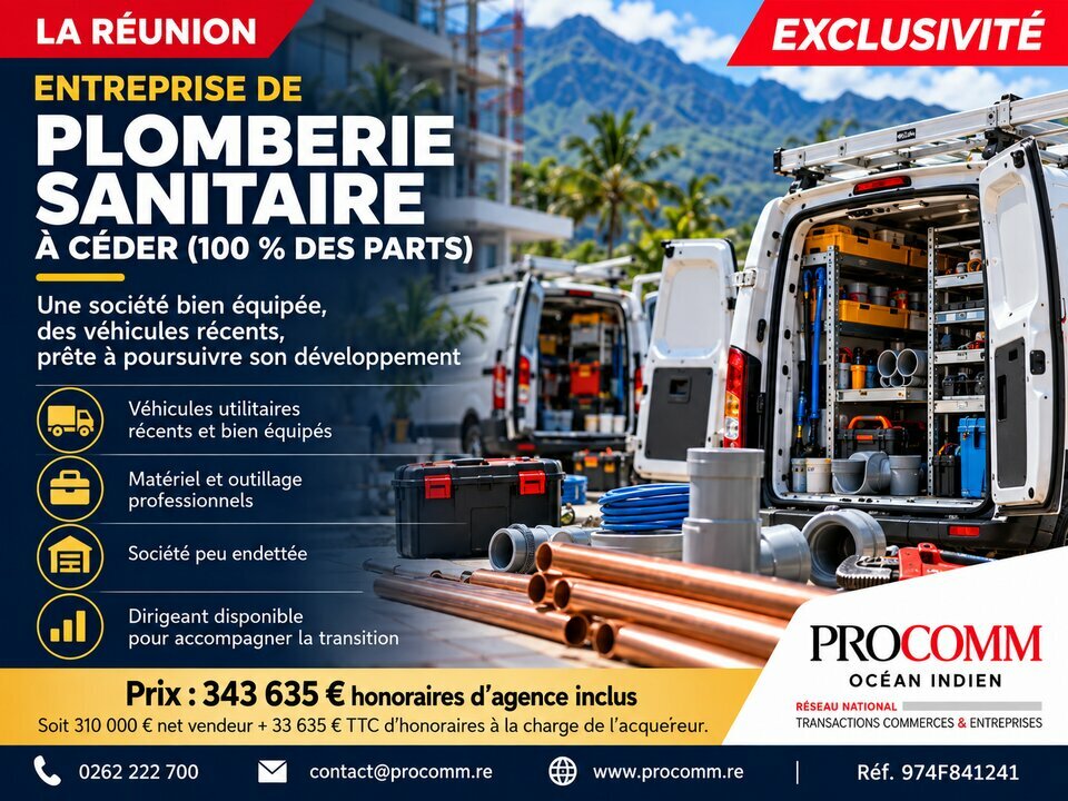 PROCOMM OCEAN INDIEN VENTE-FONDS DE COMMERCE-SAINT_DENIS-97
