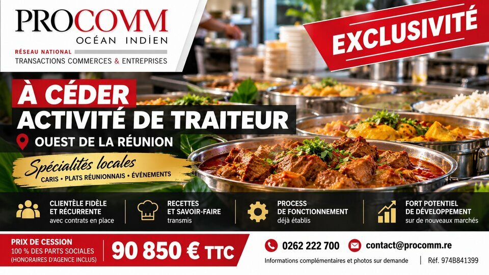 PROCOMM OCEAN INDIEN VENTE-FONDS DE COMMERCE-LA_POSSESSION-97