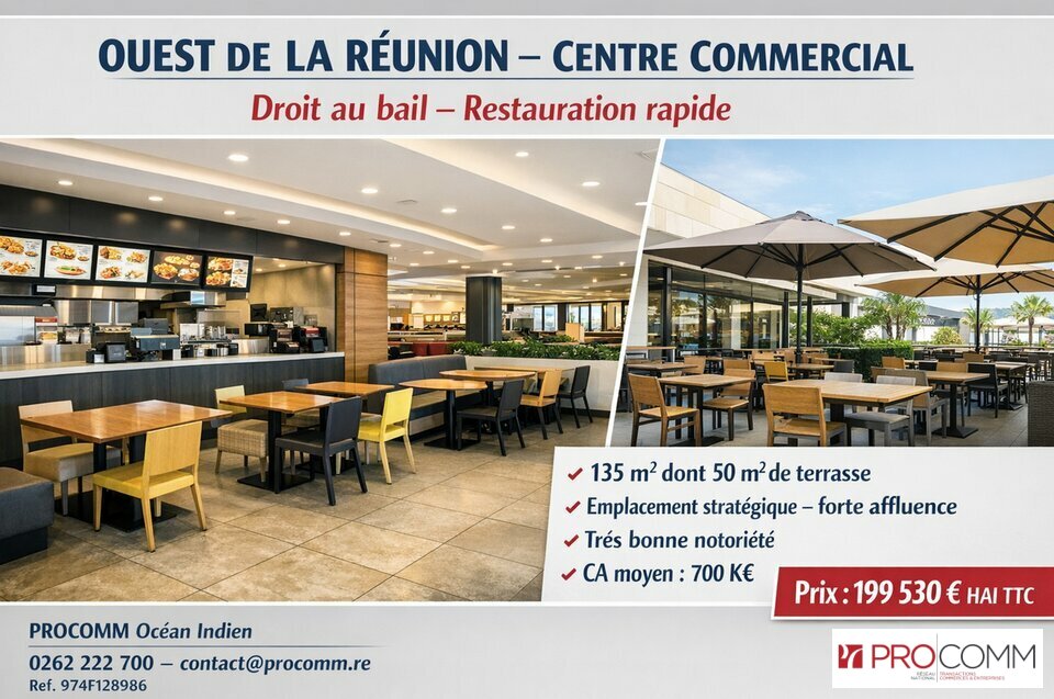 PROCOM OCEAN INDIEN CESSION-LOCAL COMMERCIAL-SAINT_PAUL-97