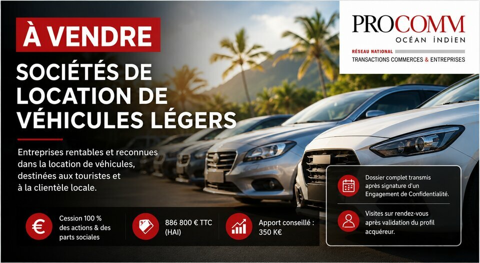 PROCOMM OCEAN INDIEN VENTE-FONDS DE COMMERCE-SAINT_PAUL-97
