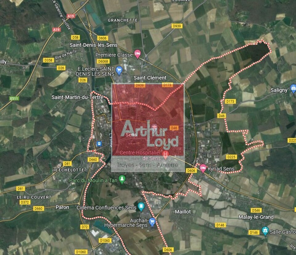 ARTHUR LOYD TROYES VENTE-TERRAIN-SENS-89