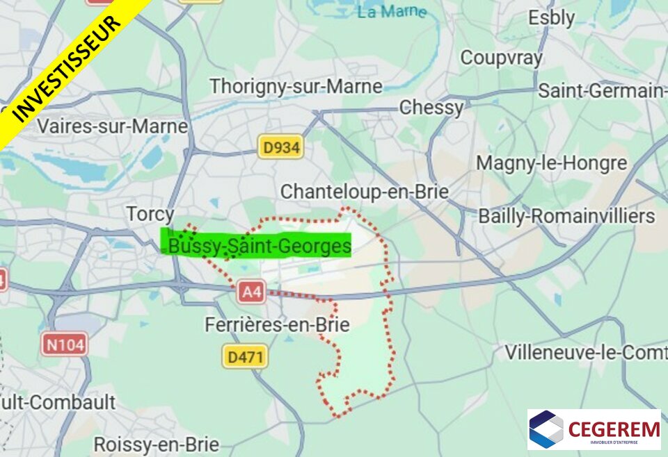 CEGEREM VENTE-LOCAL COMMERCIAL-BUSSY-SAINT-GEORGES-77