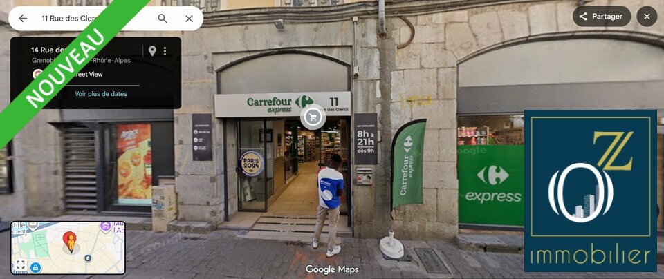 OZ IMMOBILIER VENTE-LOCAL COMMERCIAL-GRENOBLE-38