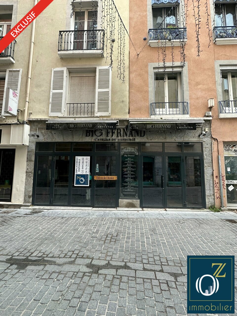 OZ IMMOBILIER LOCATION-LOCAL COMMERCIAL-GRENOBLE-38