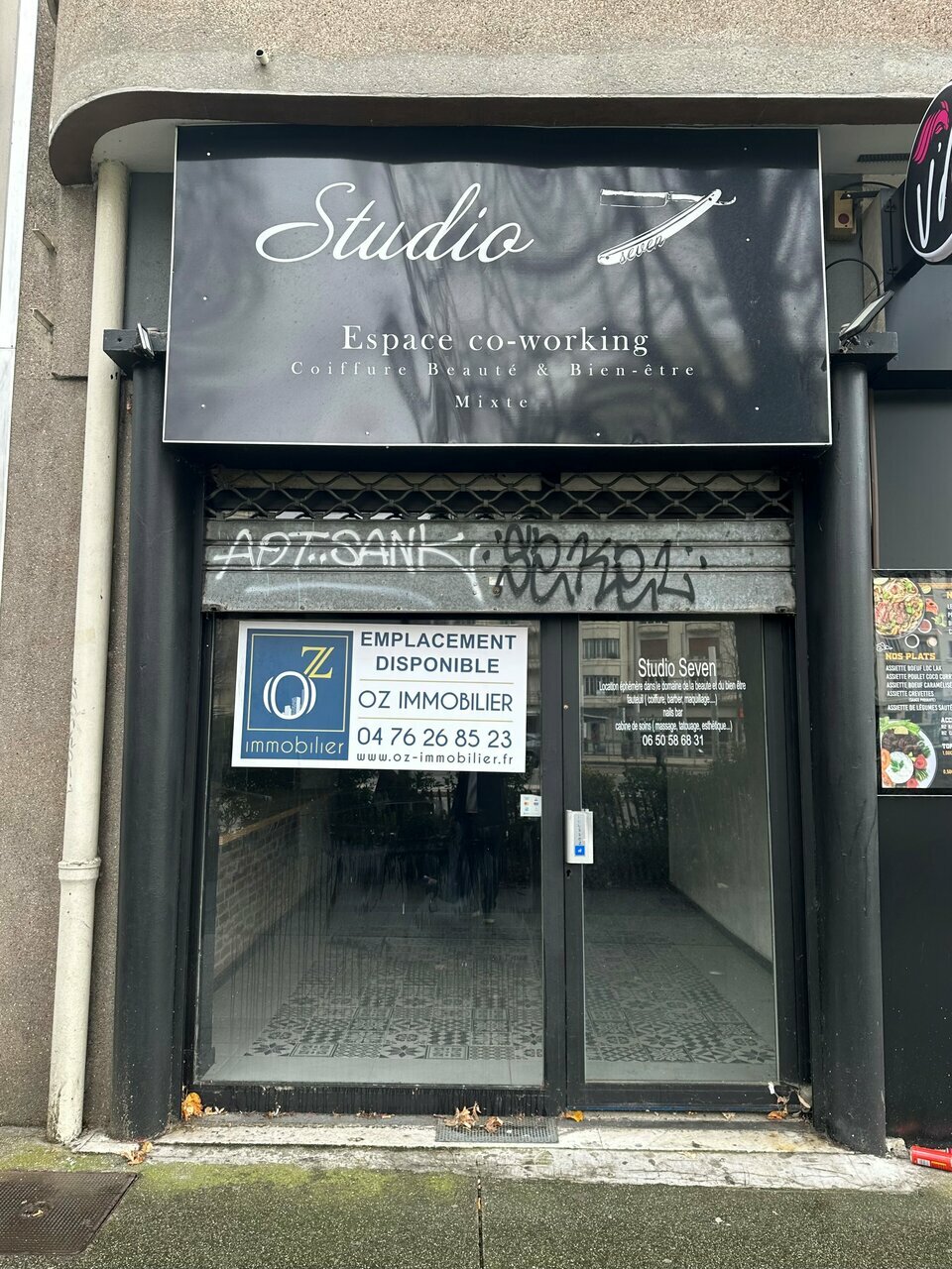 OZ IMMOBILIER VENTE-LOCAL COMMERCIAL-GRENOBLE-38