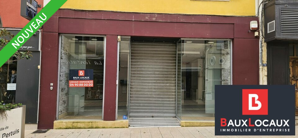 BAUX LOCAUX LOCATION-LOCAL COMMERCIAL-PERTUIS-84