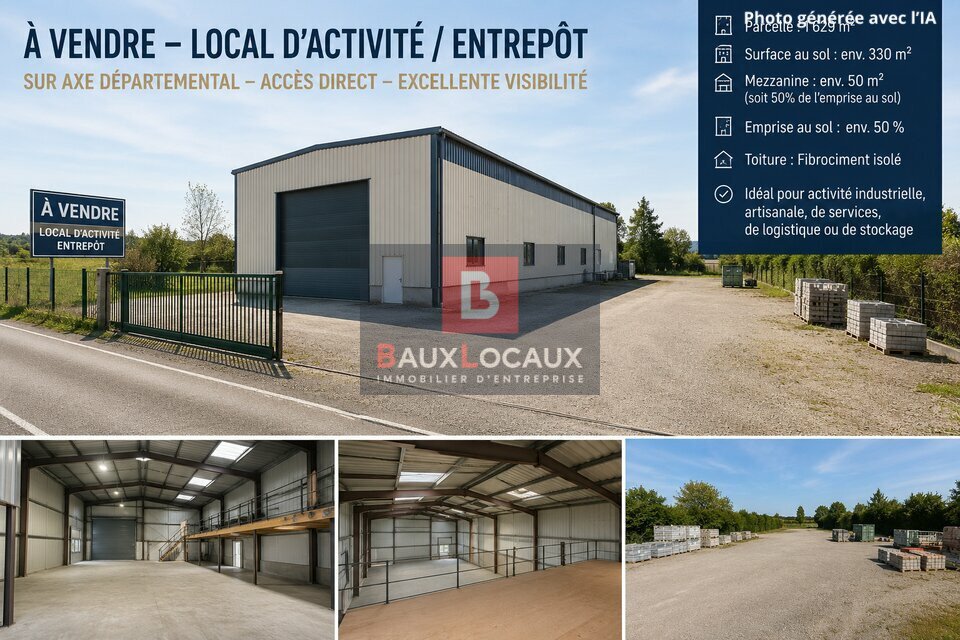 BAUX LOCAUX VENTE-LOCAL D'ACTIVITE-GRANS-13