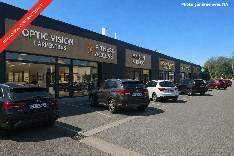 BAUX LOCAUX LOCATION-LOCAL COMMERCIAL-CARPENTRAS-84