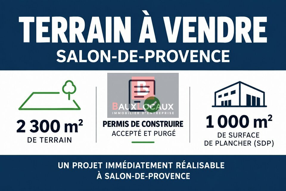 BAUX LOCAUX VENTE-TERRAIN-SALON_DE_PROVENCE-13