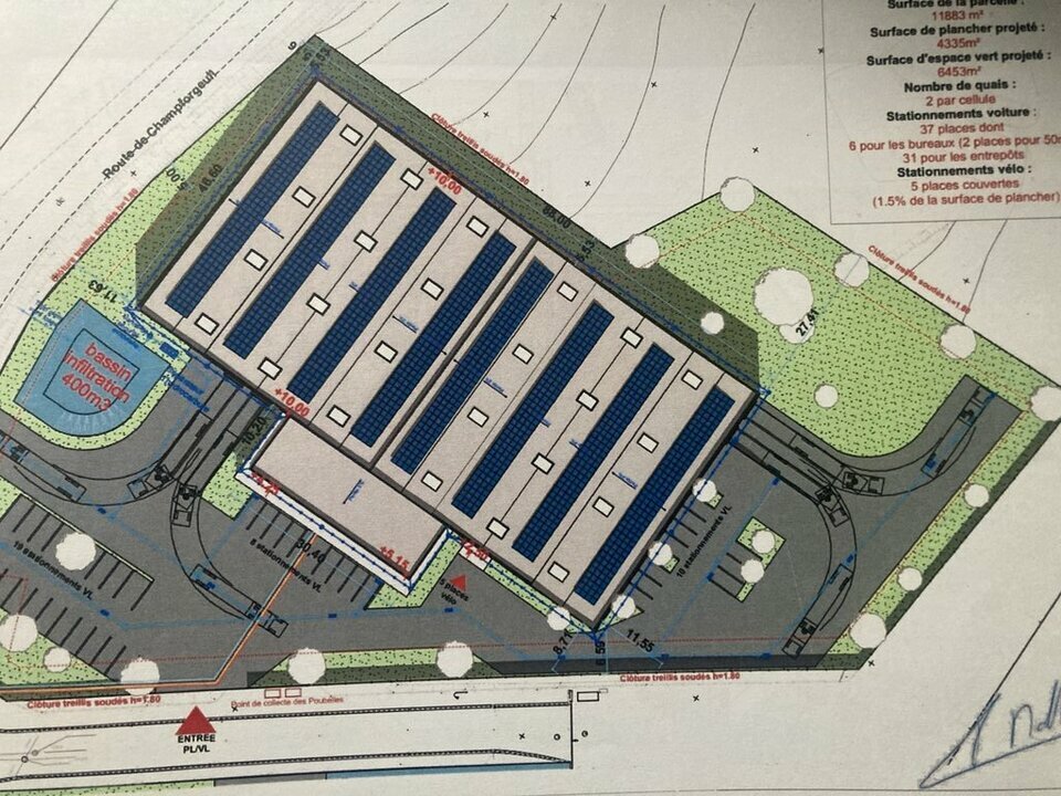 ARCHE DEVELOPPEMENTS VENTE-ENTREPOT-FRAGNES-71