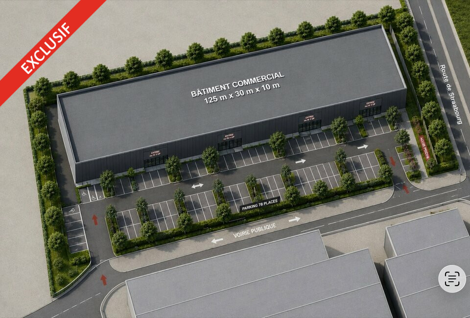 MCIE VENTE-LOCAL COMMERCIAL-VENDENHEIM-67