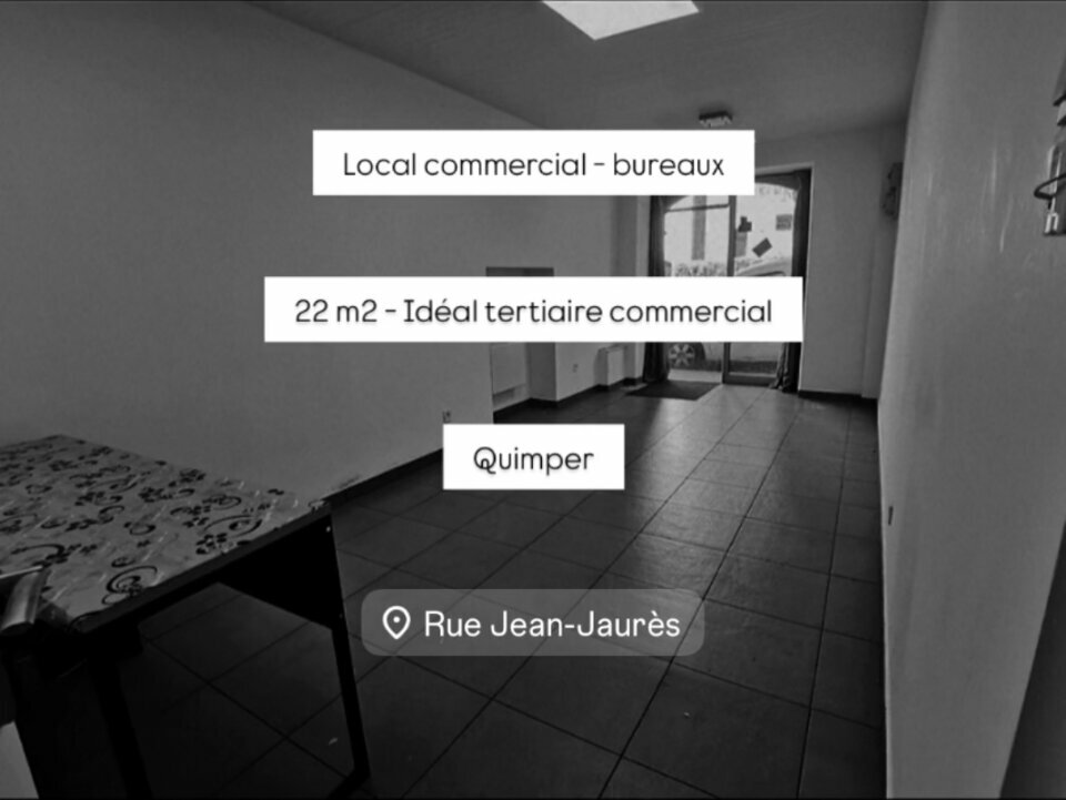 IMMOBILIERE QUIMPER VENTE-LOCAL COMMERCIAL-QUIMPER-29