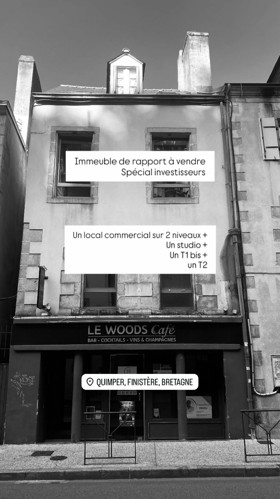 IMMOBILIERE QUIMPER VENTE-IMMEUBLE-QUIMPER-29