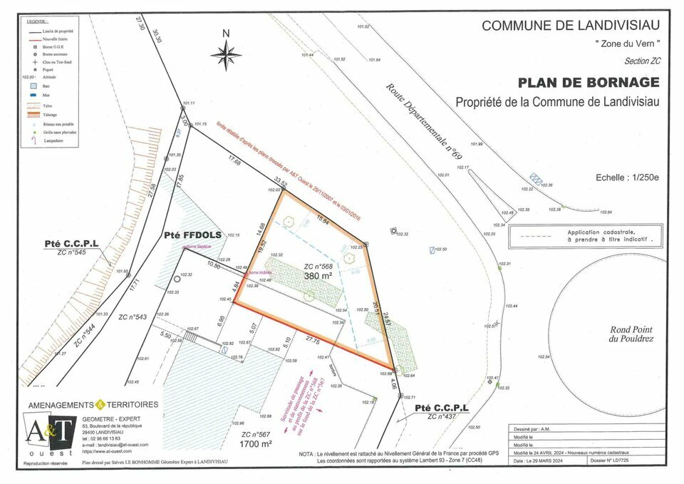 IMMOBILIERE BREST VENTE-TERRAIN-LANDIVISIAU-29