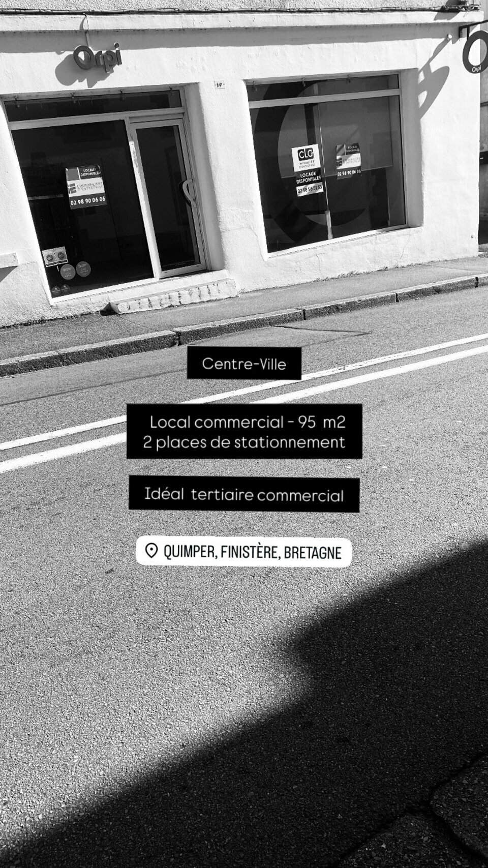 IMMOBILIERE QUIMPER VENTE-LOCAL COMMERCIAL-QUIMPER-29