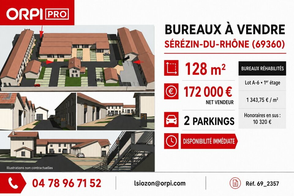 ORPI LSI VAL D'OZON VENTE-BUREAUX-SEREZIN-DU-RHONE-69