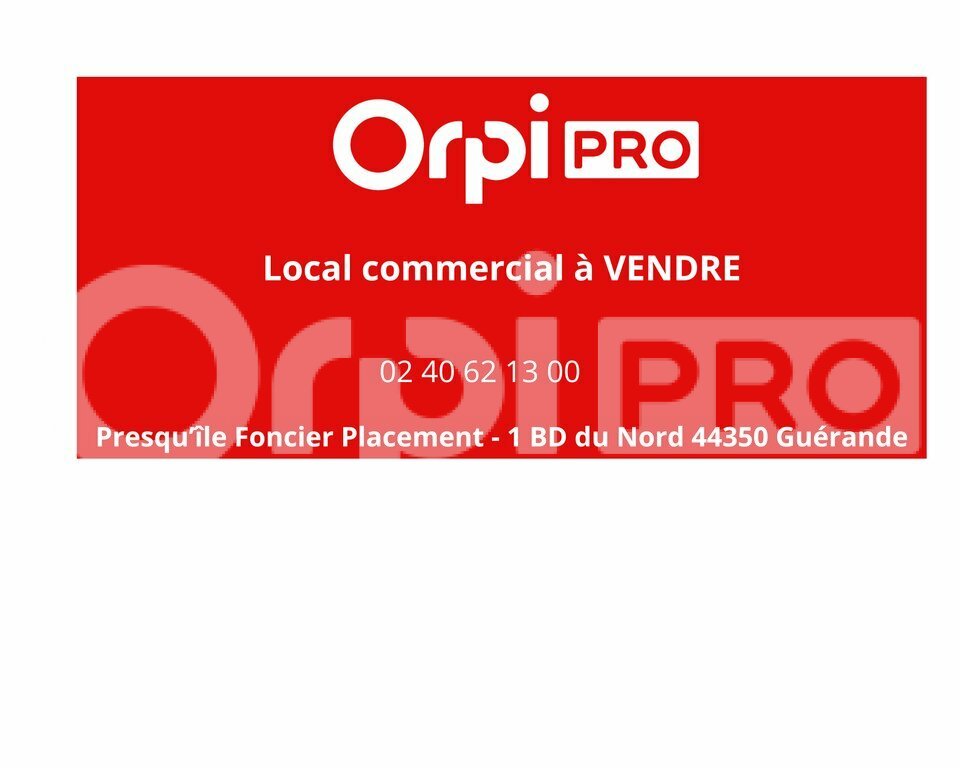 ORPI PRESQUILE FONCIER IMMOBILIER  LOCATION-LOCAL COMMERCIAL-PORNICHET-44