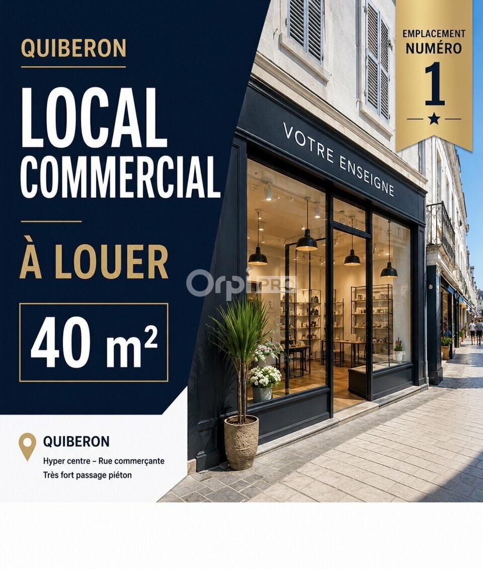 ORPI SARL AGENCE DE BRETAGNE LOCATION-LOCAL COMMERCIAL-QUIBERON-56