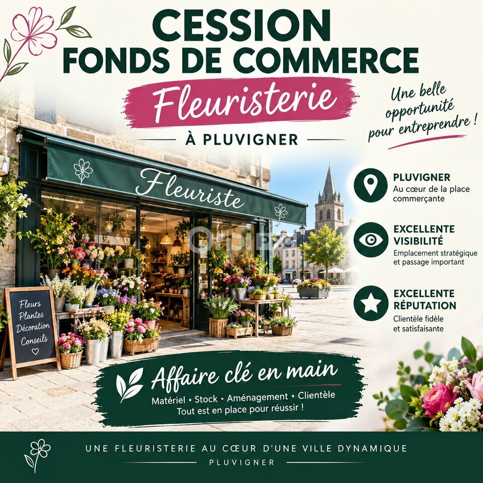ORPI SARL AGENCE DE BRETAGNE VENTE-FONDS DE COMMERCE-PLUVIGNER-56