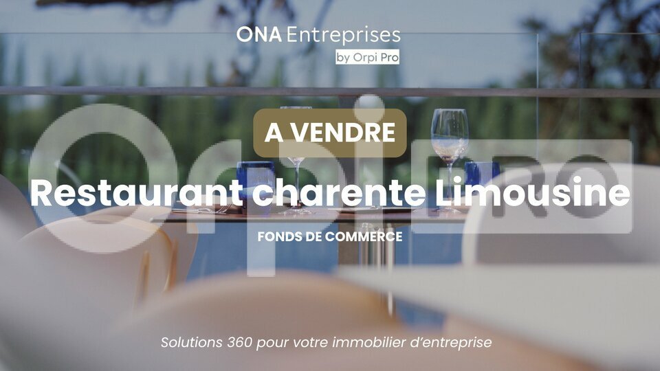 ORPI AGENCE CONSEIL  VENTE-FONDS DE COMMERCE-CHIRAC-16