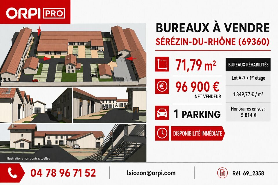 ORPI LSI VAL D'OZON VENTE-BUREAUX-SEREZIN-DU-RHONE-69