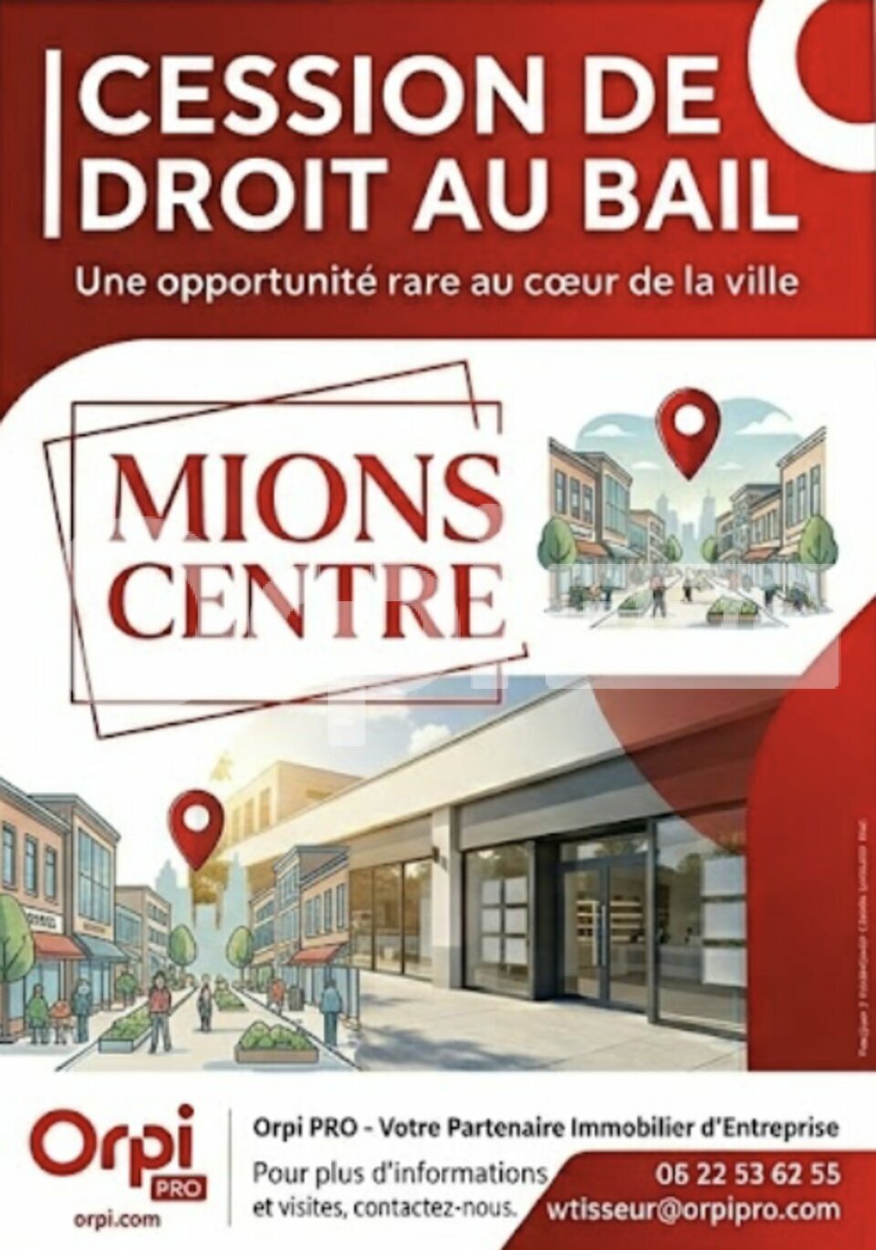 ORPI LSI VAL D'OZON CESSION-LOCAL COMMERCIAL-MIONS-69