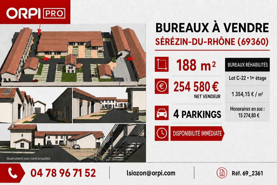 ORPI LSI VAL D'OZON VENTE-BUREAUX-SEREZIN-DU-RHONE-69