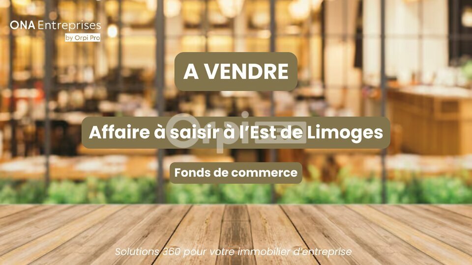 ORPI AGENCE CONSEIL  VENTE-FONDS DE COMMERCE-ROYERES-87
