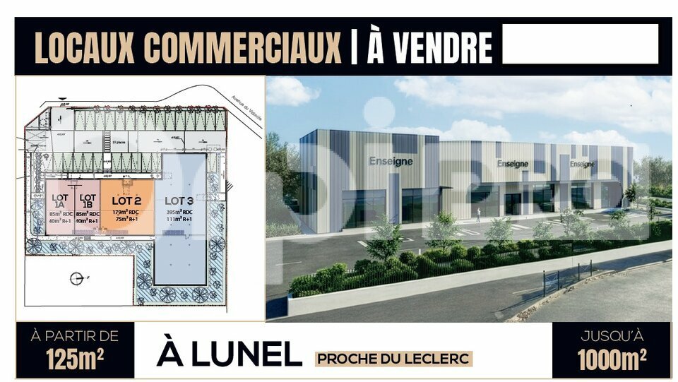 ORPI BH TRANSACTION  VENTE-LOCAL COMMERCIAL-LUNEL-34