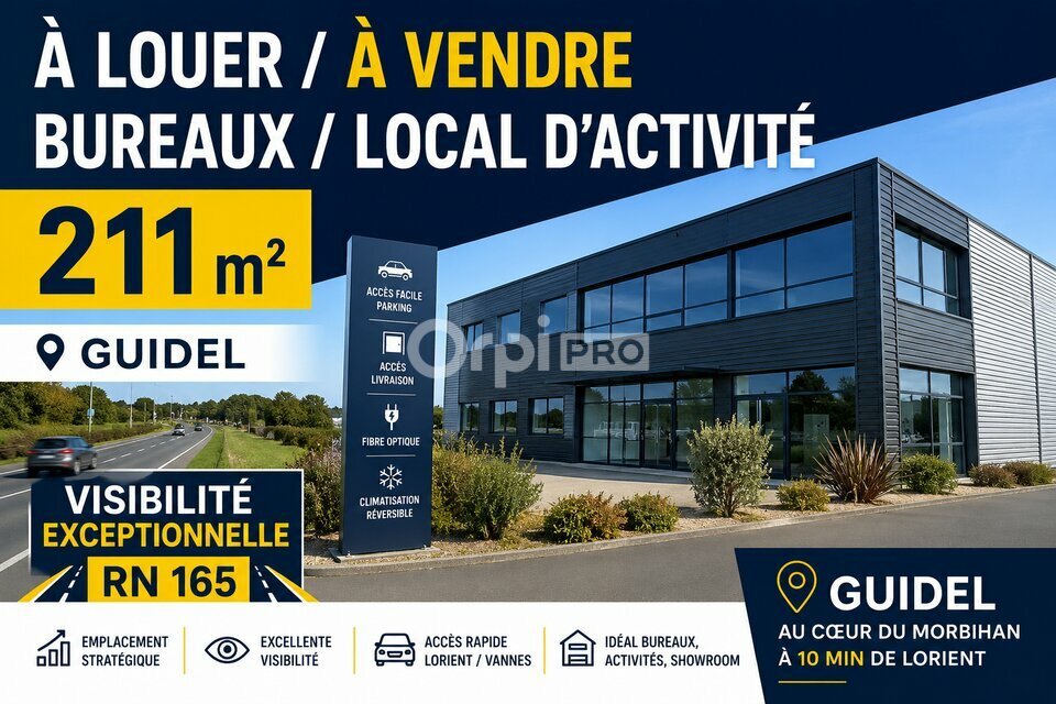 ORPI SARL AGENCE DE BRETAGNE LOCATION-BUREAUX-GUIDEL-56