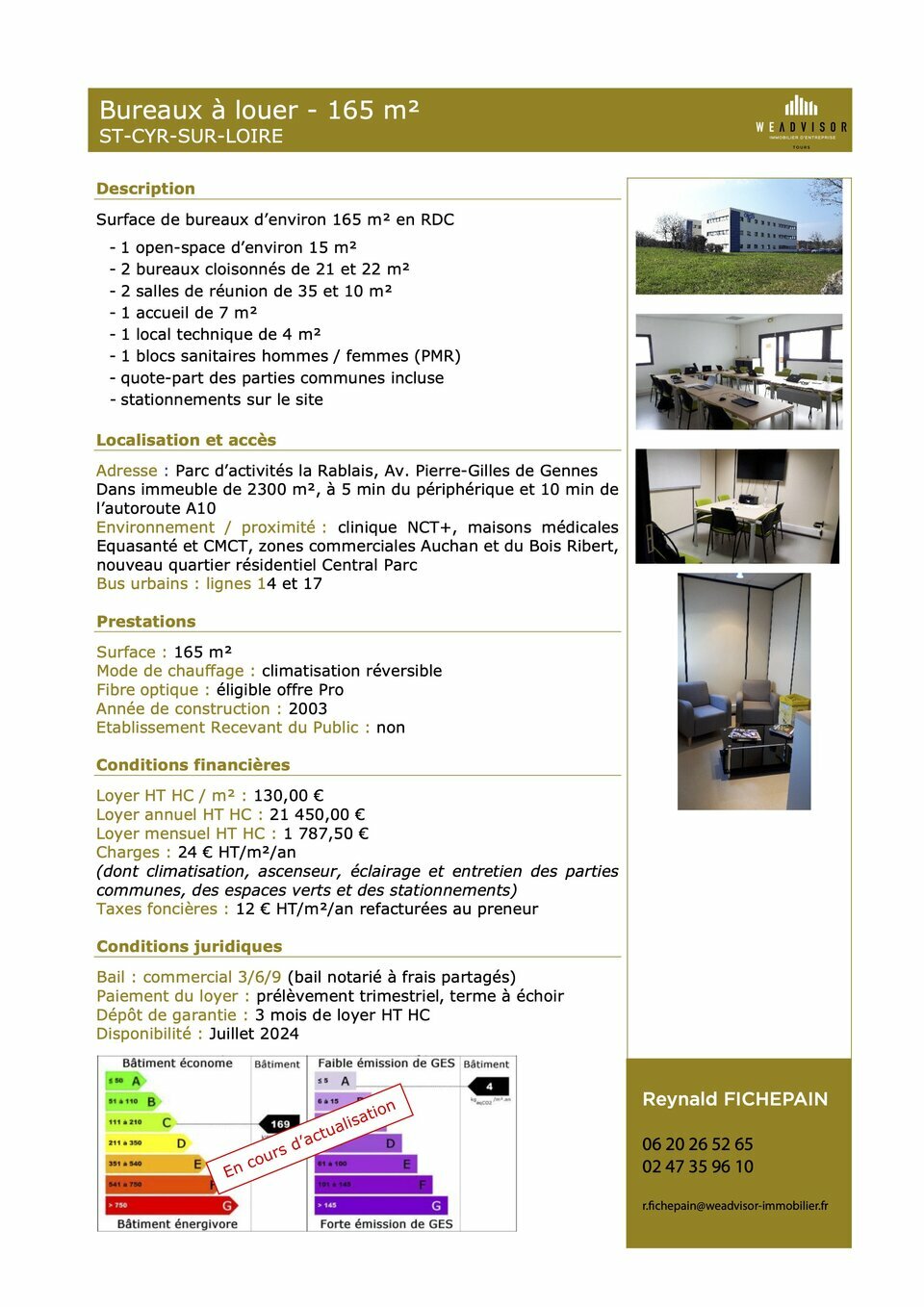 WEADVISOR TOURS LOCATION-BUREAUX-SAINT-CYR-SUR-LOIRE-37