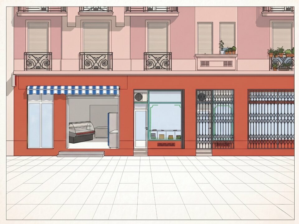 AZUREA COMMERCES   ENTREPRISES VENTE-LOCAL COMMERCIAL-NICE-06