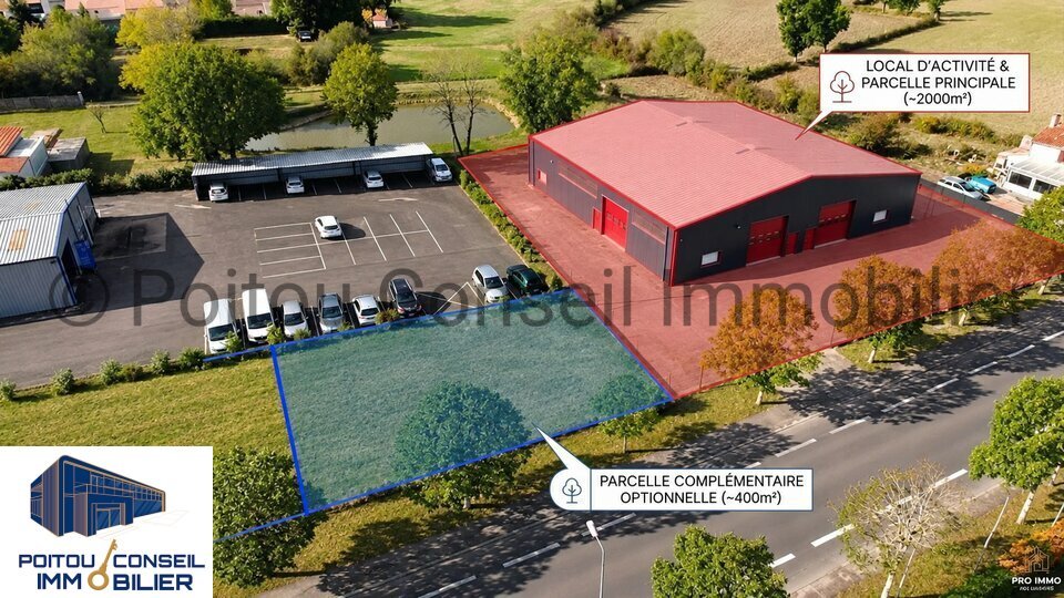 POITOU CONSEIL IMMOBILIER VENTE-LOCAL D'ACTIVITE-POMPAIRE-79