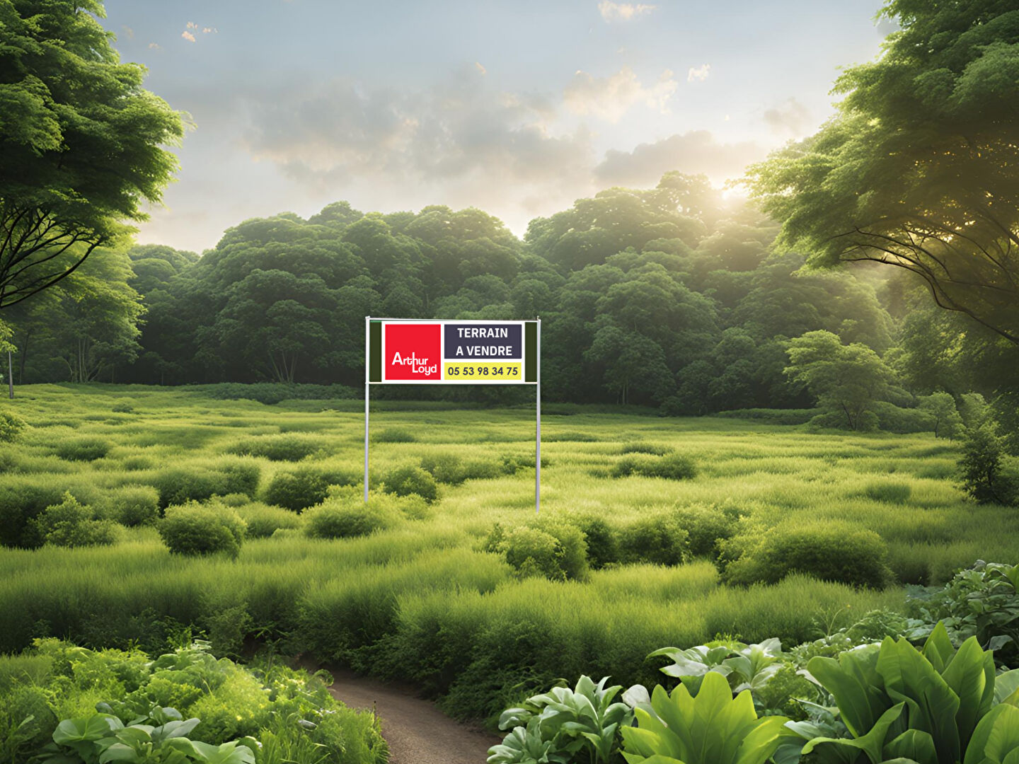 ARTHUR LOYD AGEN VENTE-TERRAIN-CALIGNAC-47