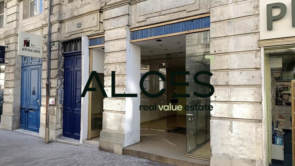 ALCES REAL ESTATE VENTE-LOCAL COMMERCIAL-BORDEAUX-33