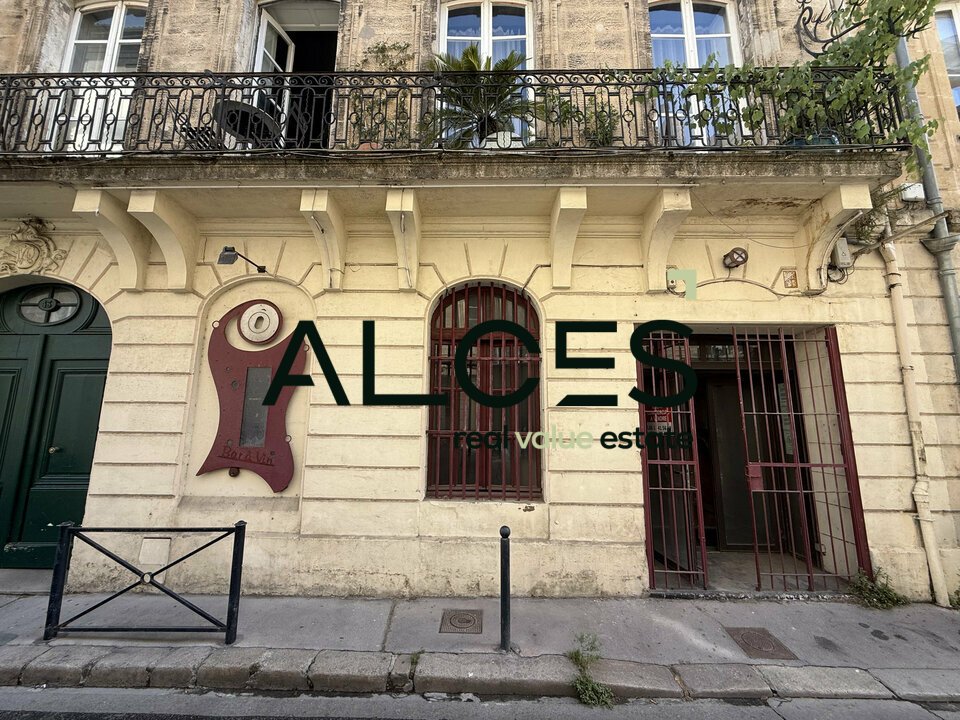 ALCES REAL ESTATE VENTE-LOCAL COMMERCIAL-BORDEAUX-33
